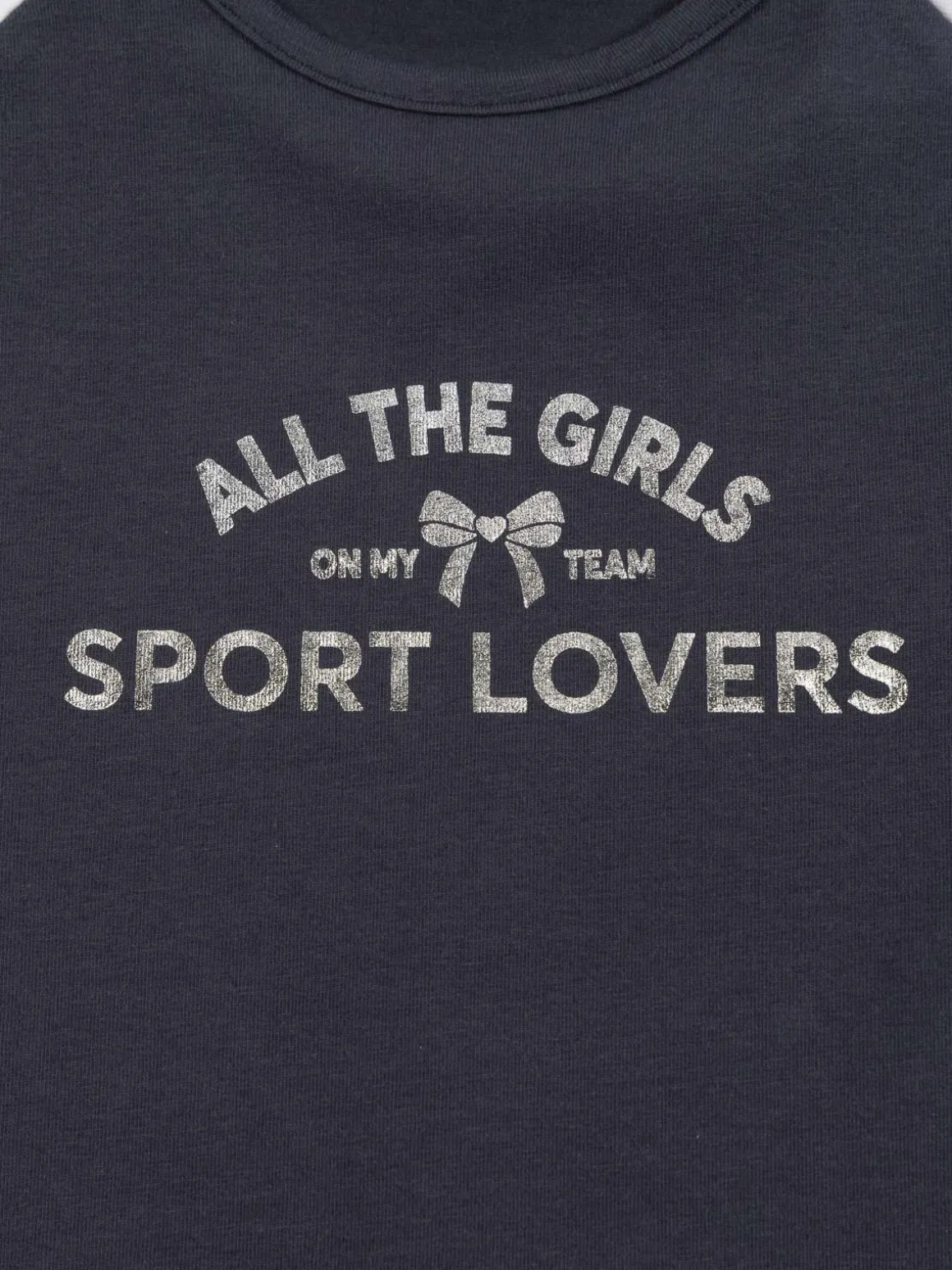 T-shirt bicolore sport fille (4-12A)