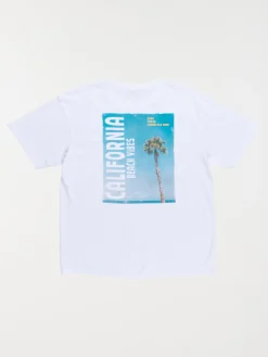 T-shirt blanc California garçon (XXS-M)