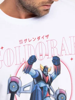 T-shirt blanc Goldorak homme