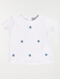 T-shirt blanc imprimé fille (3-36M)