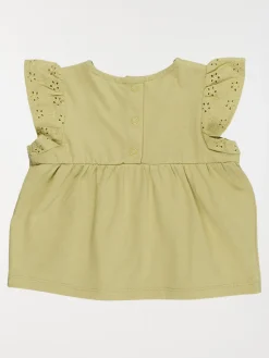 T-shirt broderie anglaise fille (3-36M)