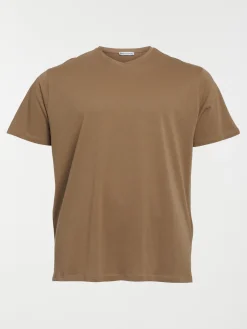 T-shirt camel foncé grande taille homme
