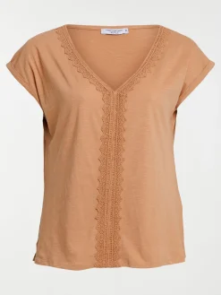 T-shirt camel grande taille femme