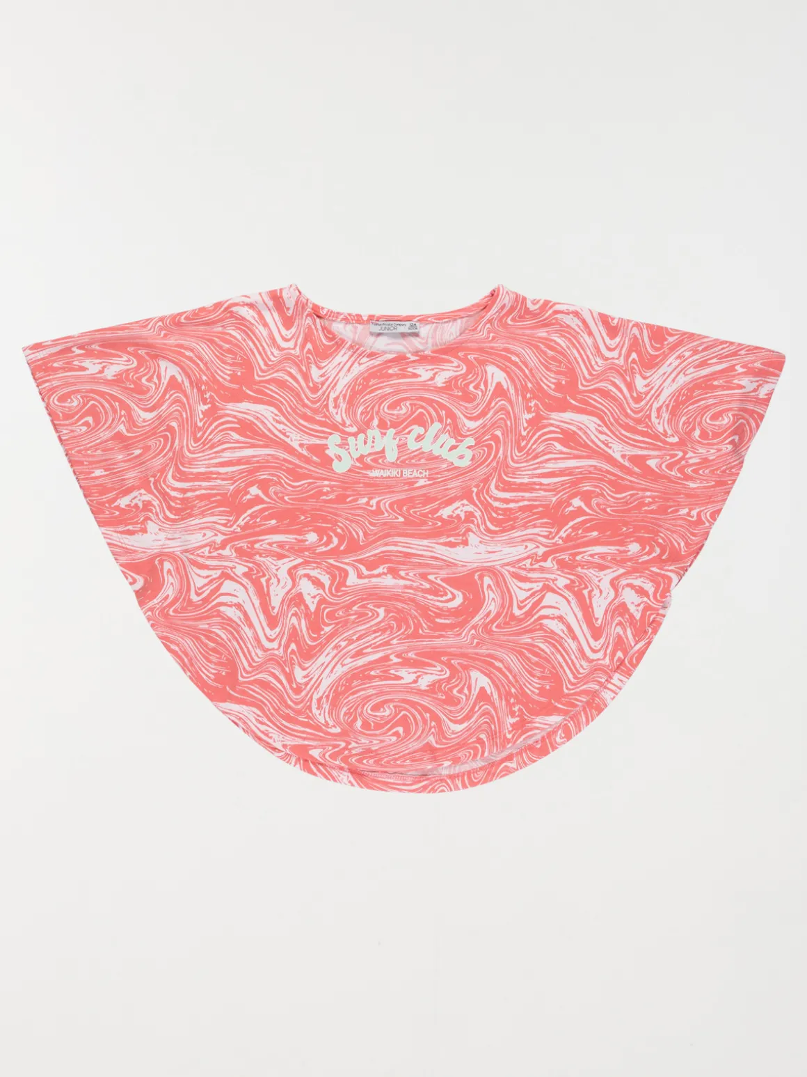 T-shirt cape tie and dye fille (10-16A)