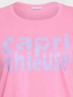 T-shirt caprichieuse grande taille femme