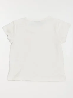 T-shirt coeur en crochet fille (3-36M)