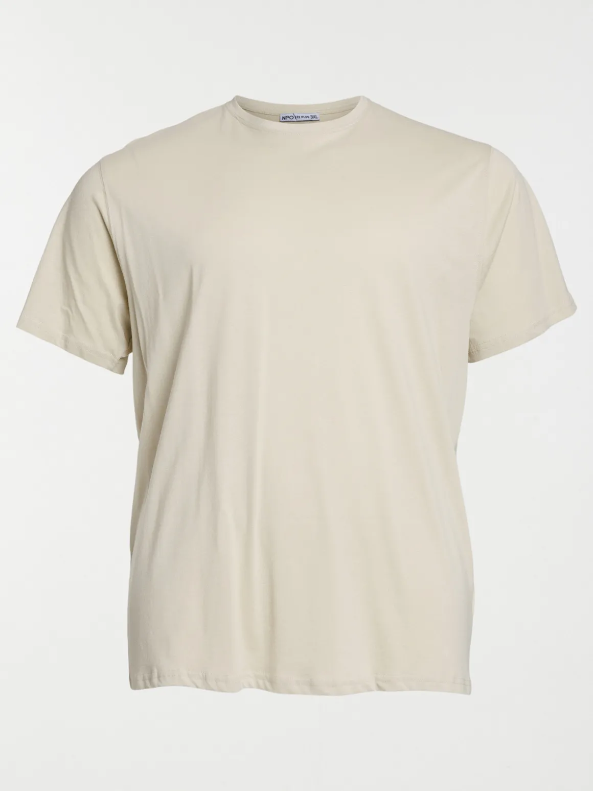 T-shirt col rond grande taille homme