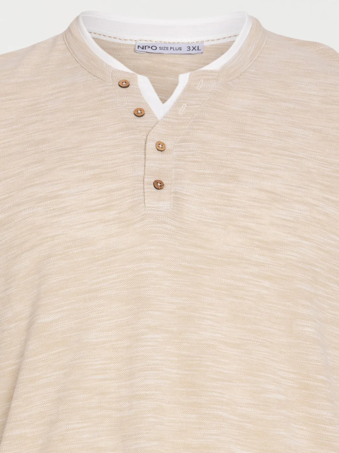 T-shirt col rond grande taille homme