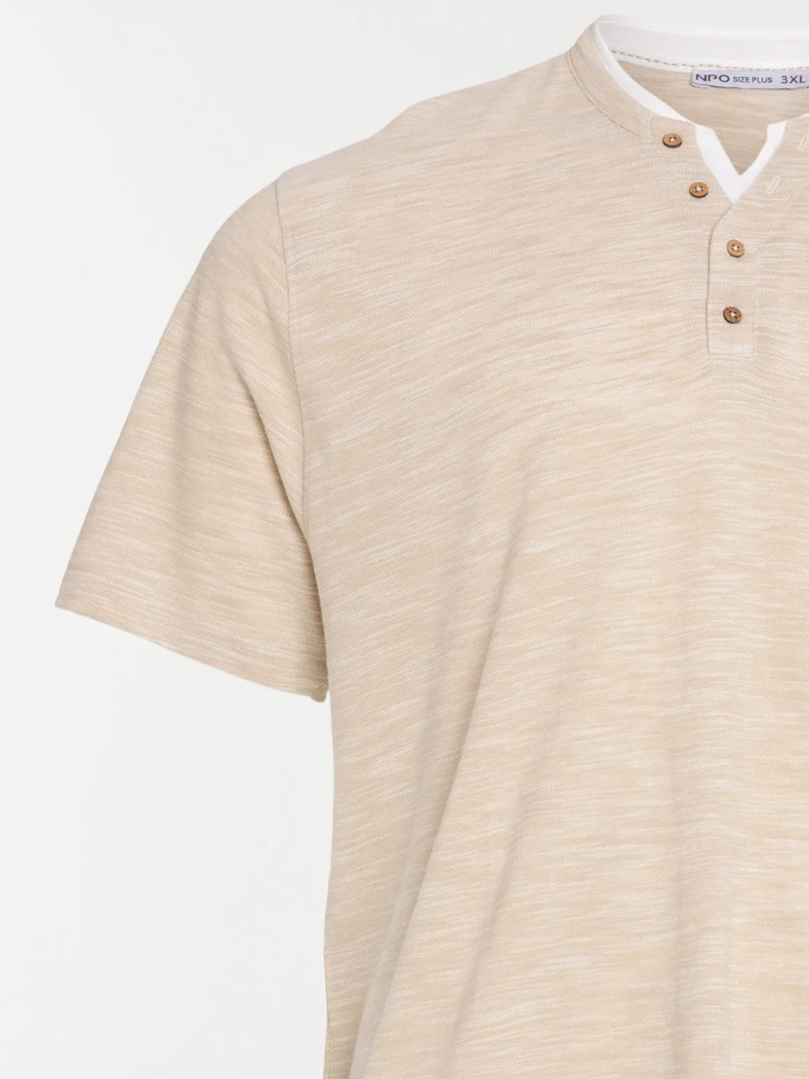 T-shirt col rond grande taille homme