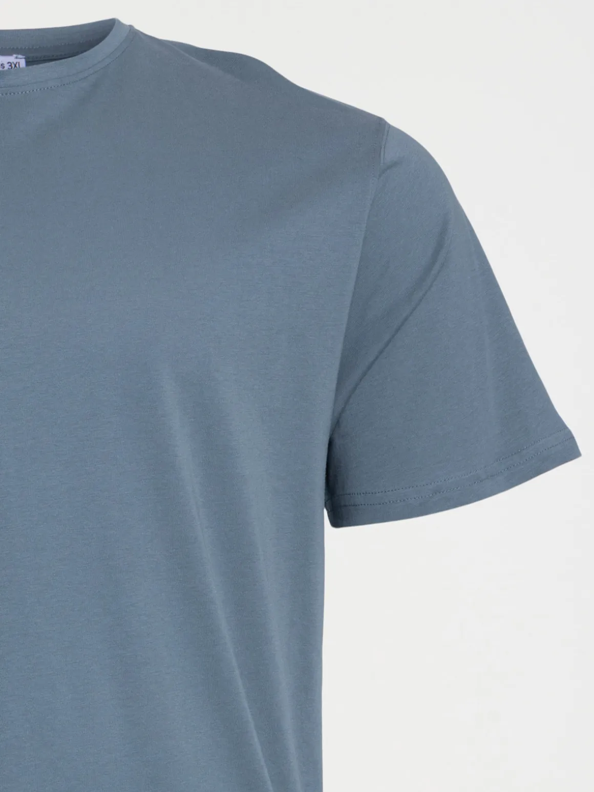 T-shirt col rond grande taille homme