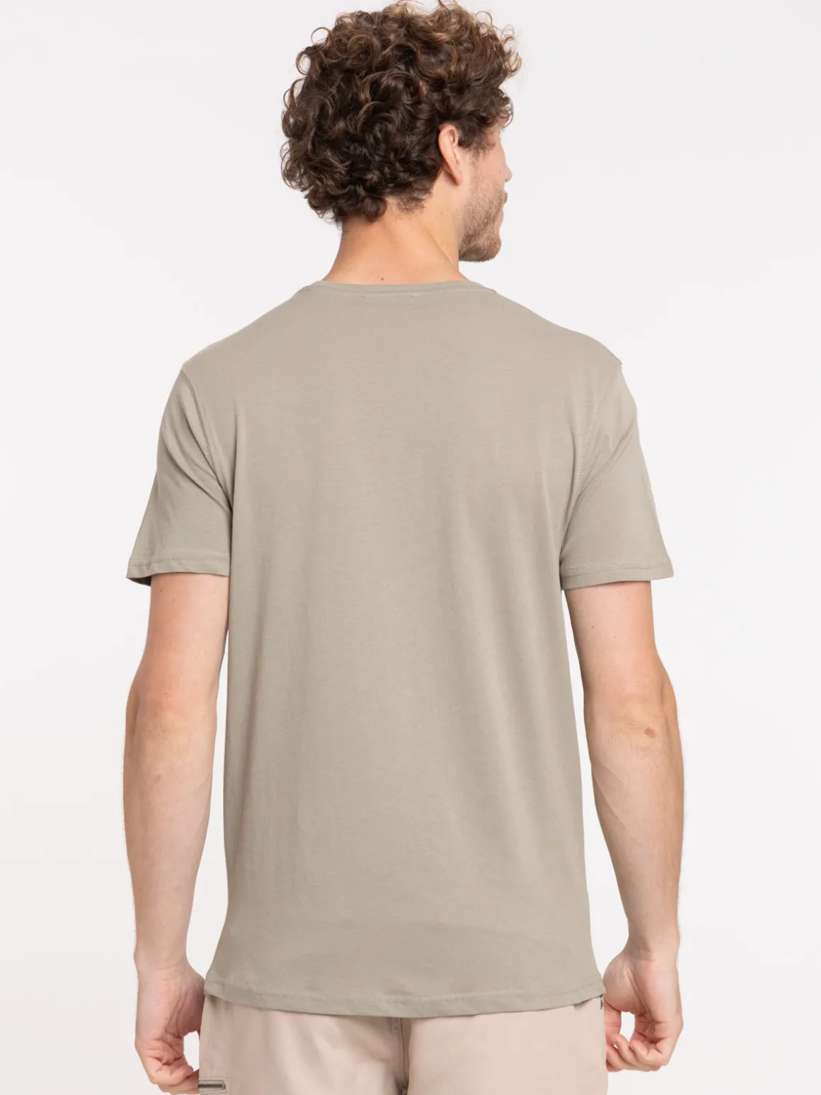 T-shirt col rond uni homme