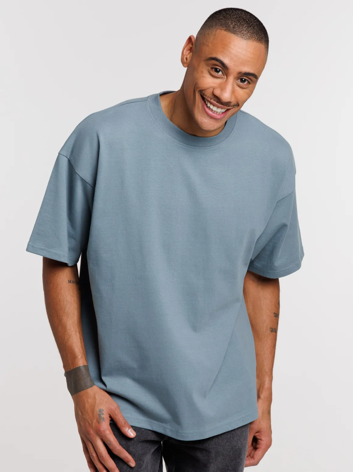 T-shirt col rond uni homme