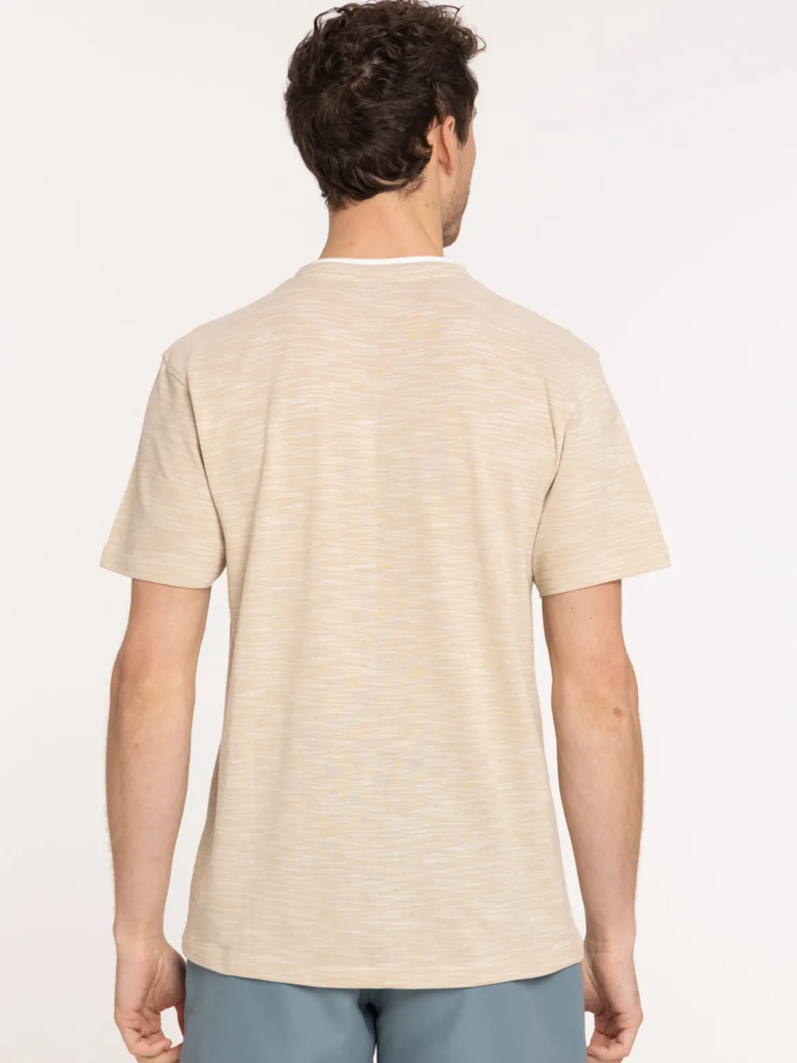 T-shirt col tunisien homme