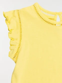 T-shirt coloris pineapple fille (3-12A)
