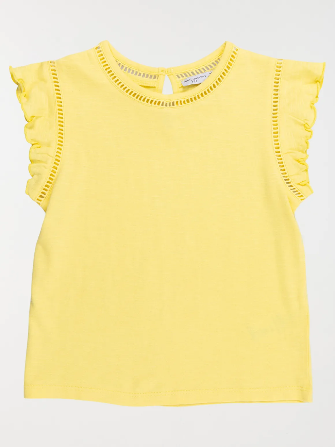 T-shirt coloris pineapple fille (3-12A)