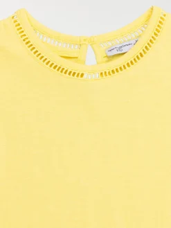 T-shirt coloris pineapple fille (3-12A)