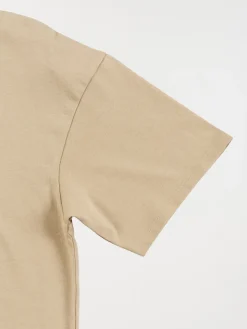 T-shirt court camel doux fille (XXS-M)