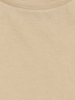T-shirt court camel doux fille (XXS-M)