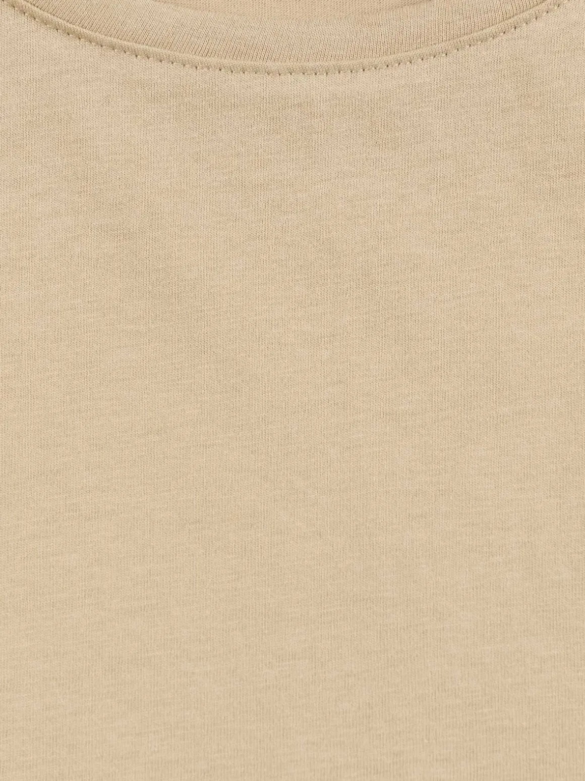 T-shirt court camel doux fille (XXS-M)