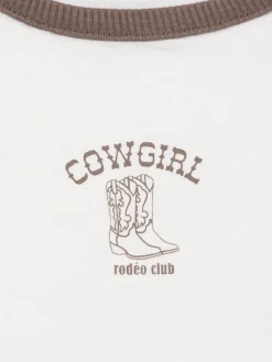 T-shirt cowgirl rodéo club fille (XXS-M)