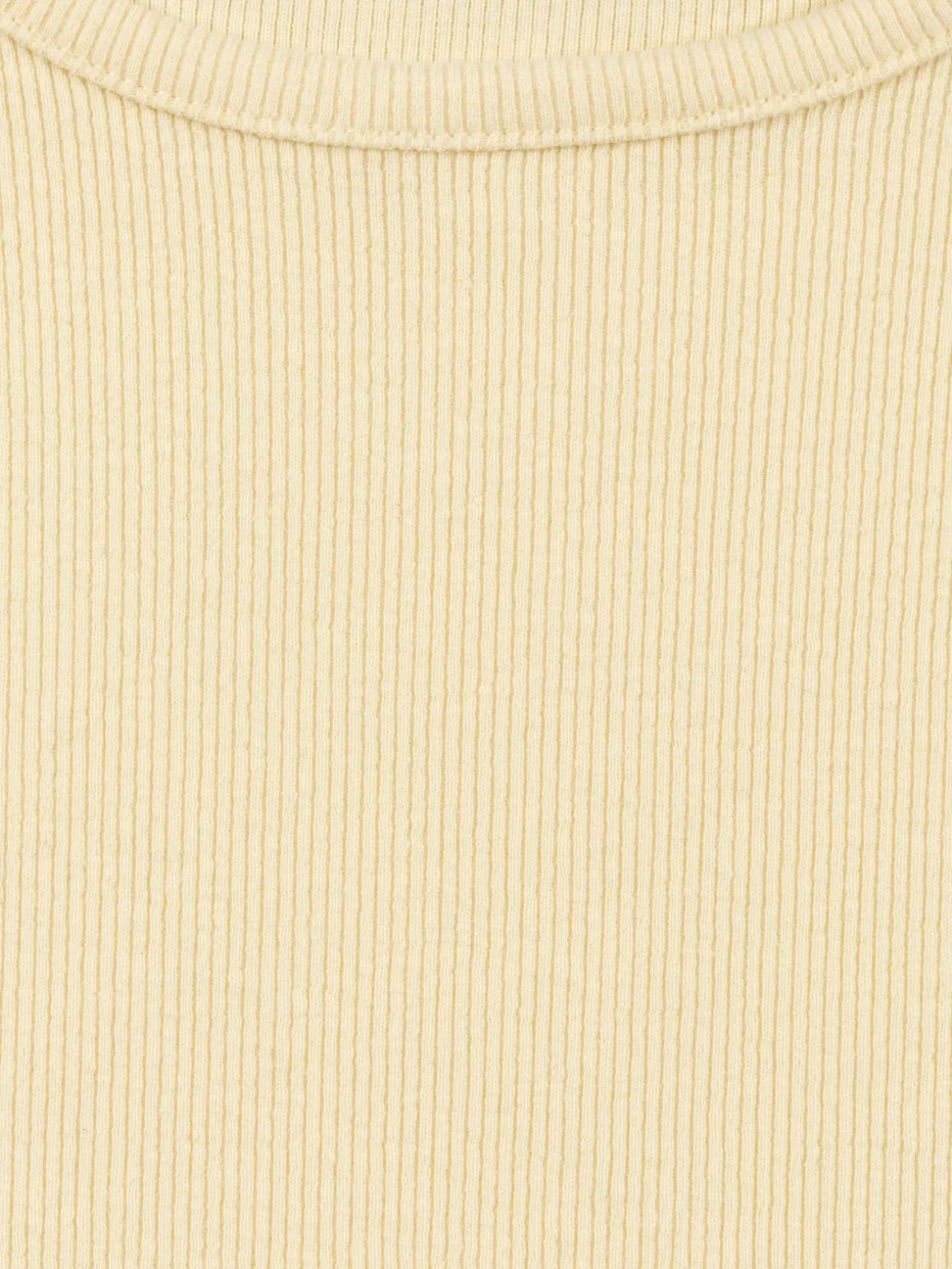 T-shirt côtelé vanille fille (XXS-M)