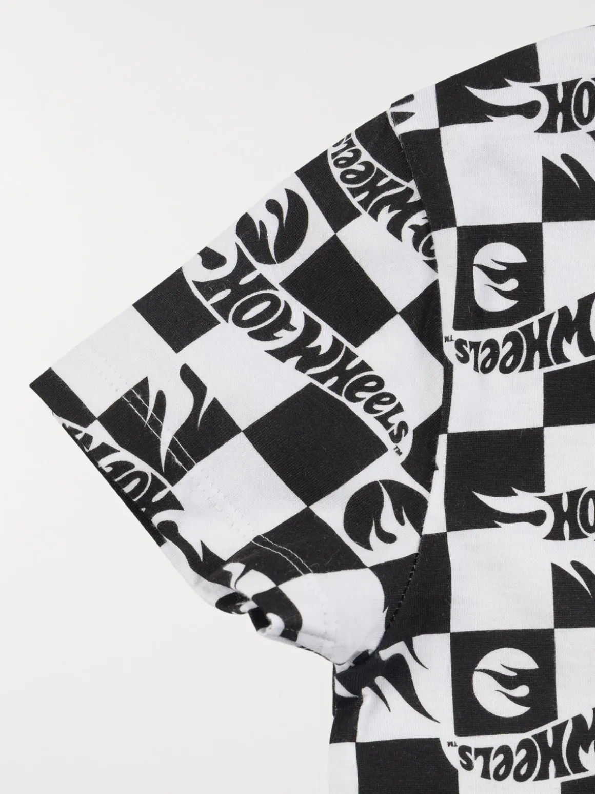T-shirt damier Hotwheels garçon (3-12A)