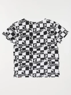 T-shirt damier Hotwheels garçon (3-12A)