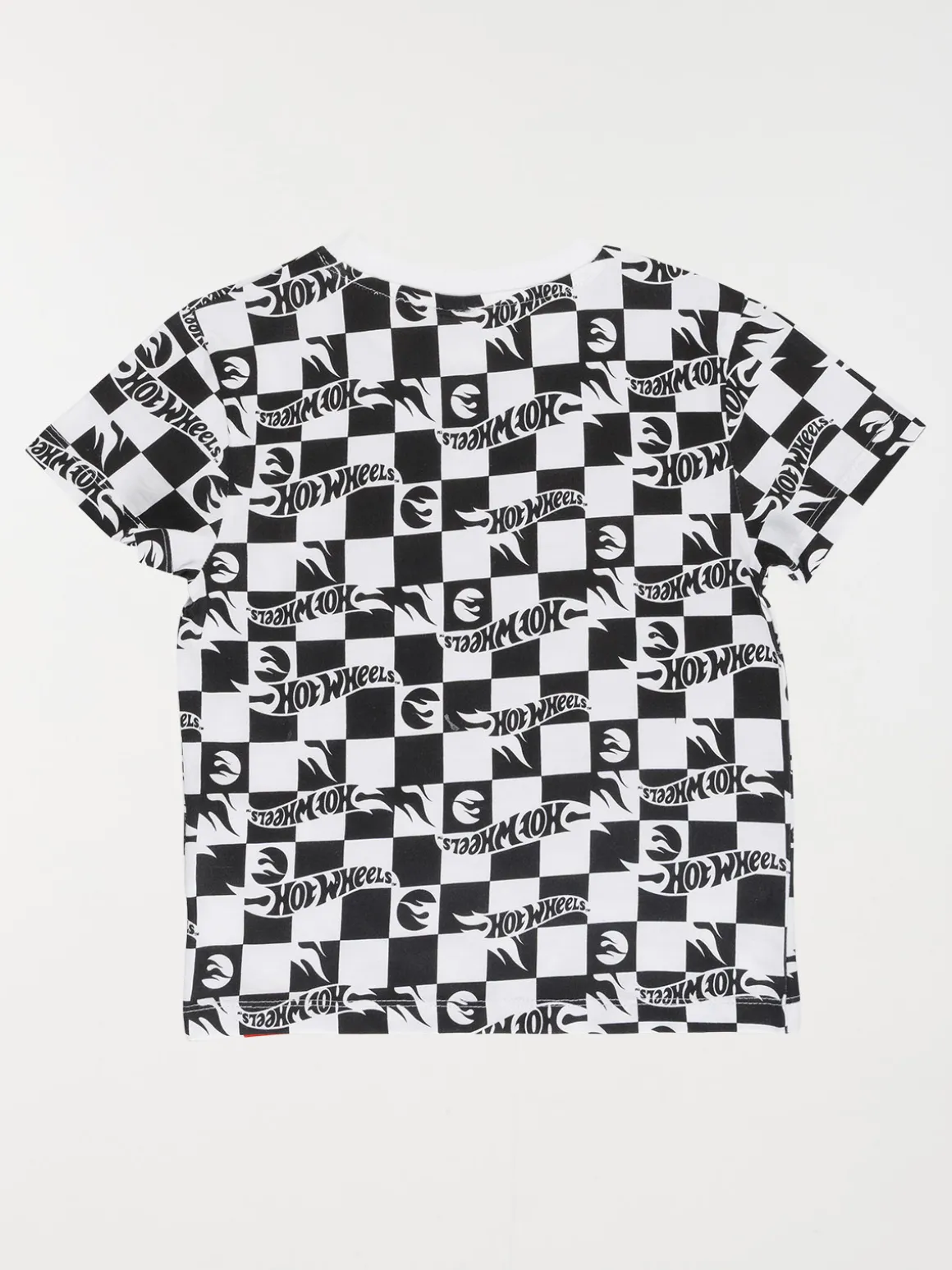 T-shirt damier Hotwheels garçon (3-12A)