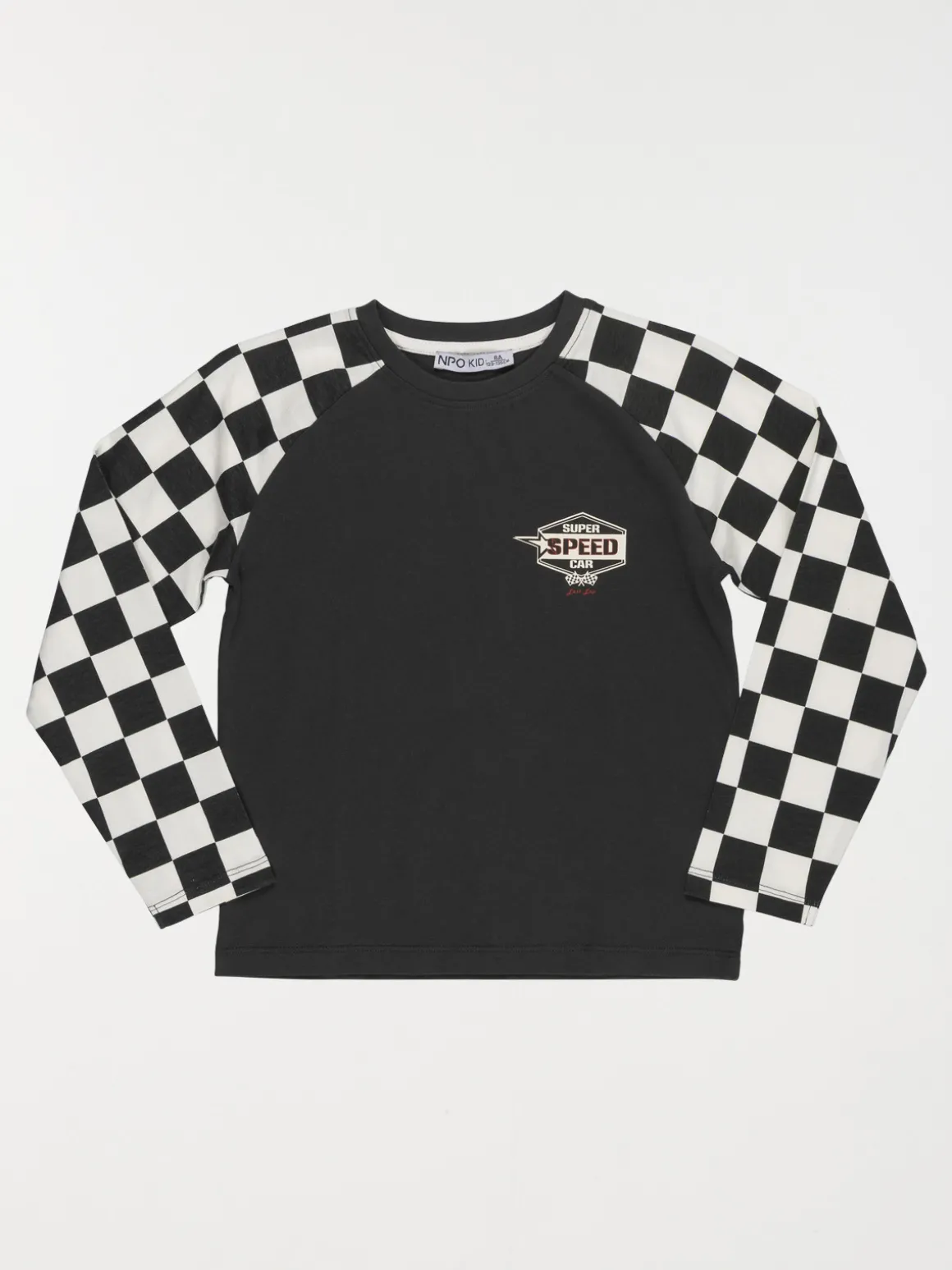 T-shirt damiers garçon (3-12A)