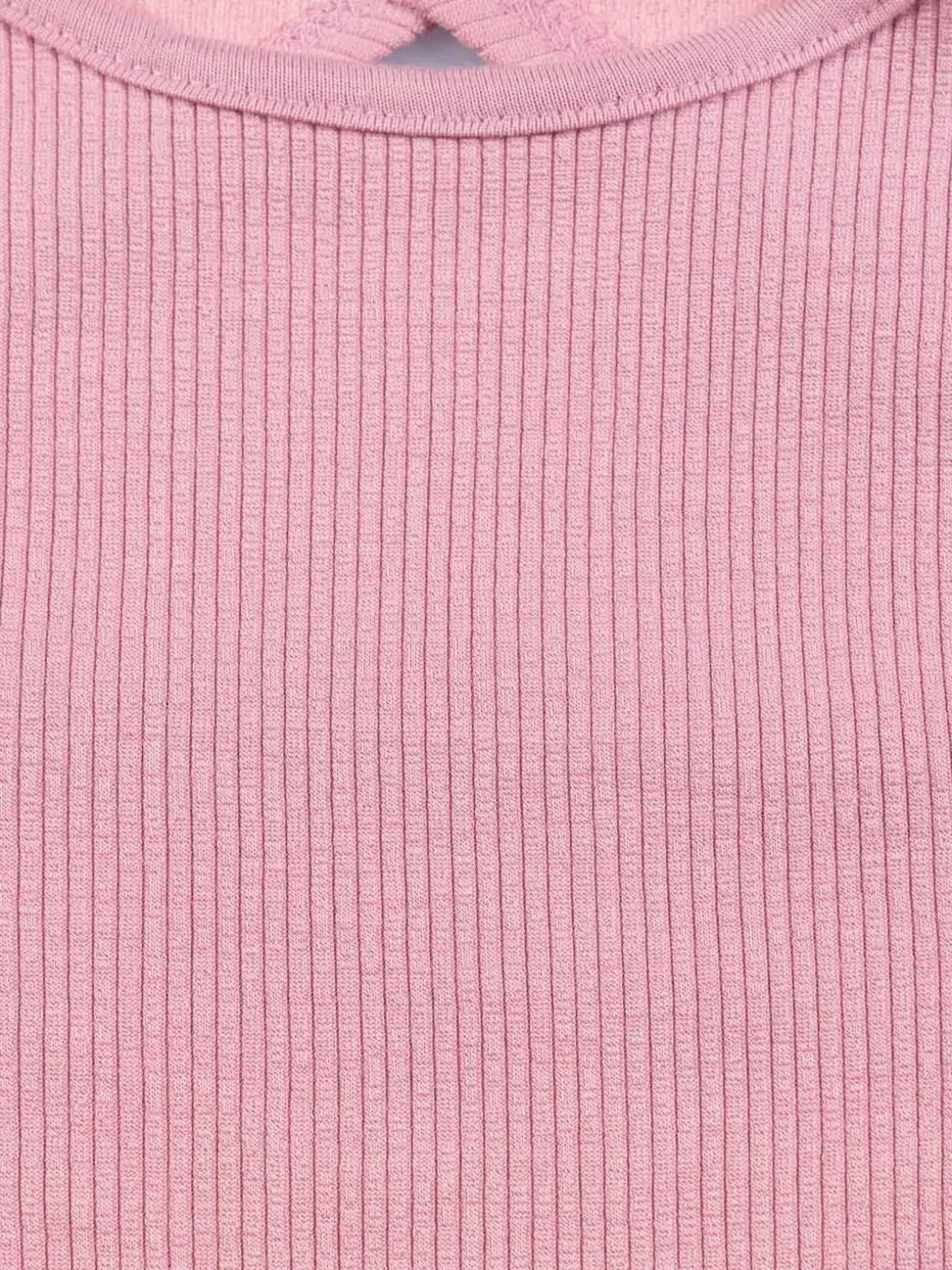 T-shirt découpe dos mauve fille (10-16A)