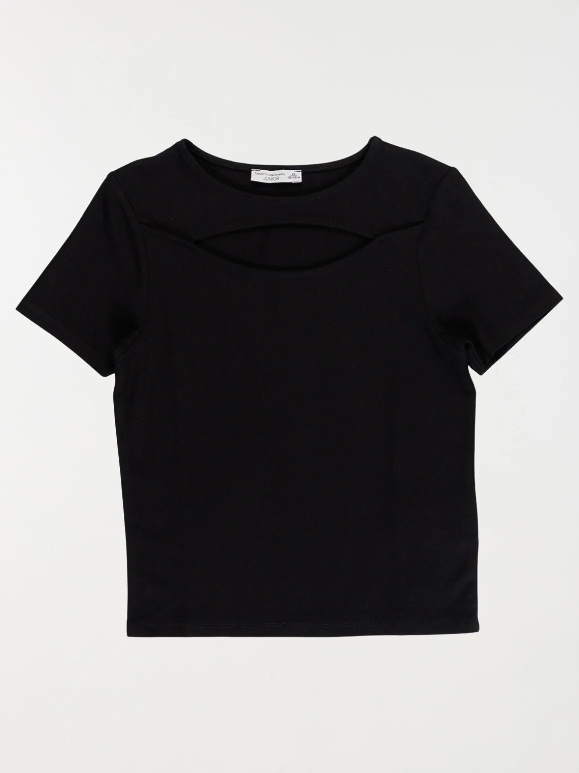T-shirt découpe fantaisie fille (XXS-M)