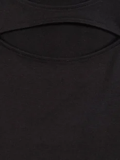 T-shirt découpe fantaisie fille (XXS-M)