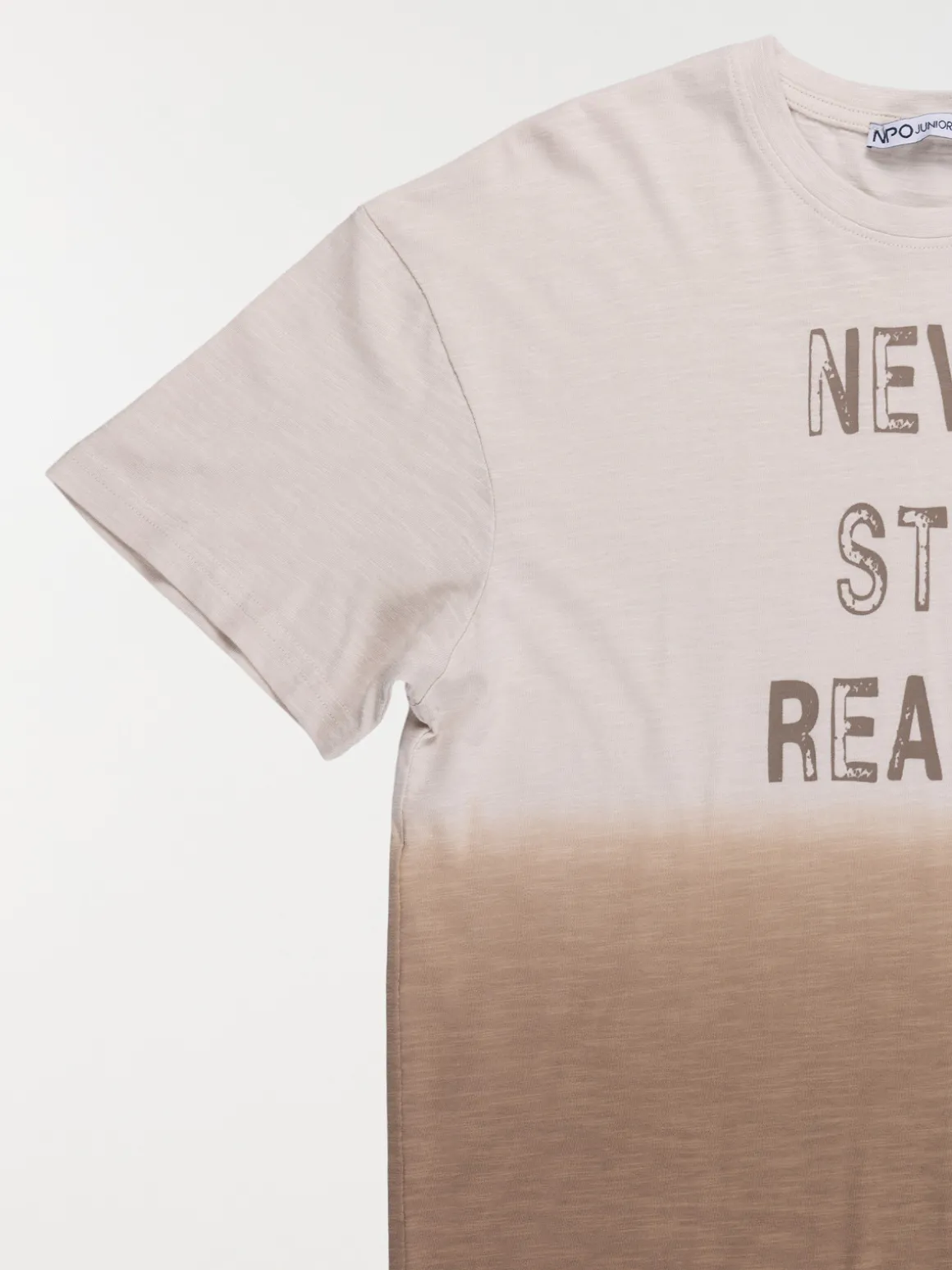 T-shirt deep dye message garçon (XXS-M)