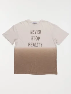 T-shirt deep dye message garçon (XXS-M)