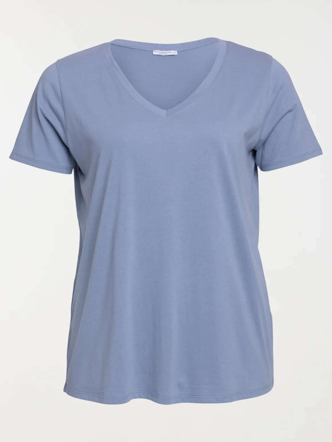 T-shirt denim blue grande taille femme