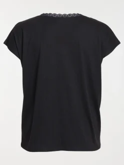 T-shirt dentelle grande taille femme