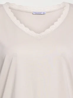 T-shirt dentelle grande taille femme