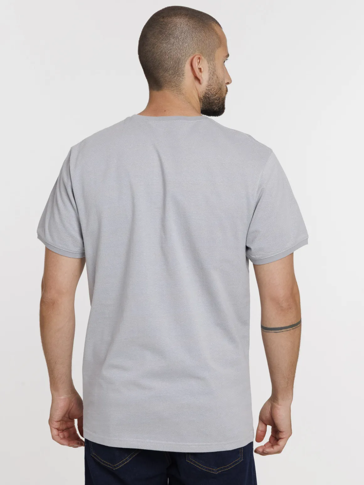 T-shirt en coton col rond homme