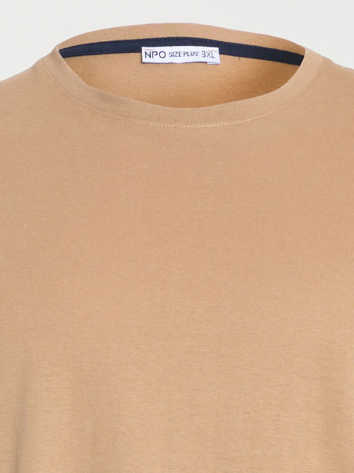 T-shirt fauve grande taille homme
