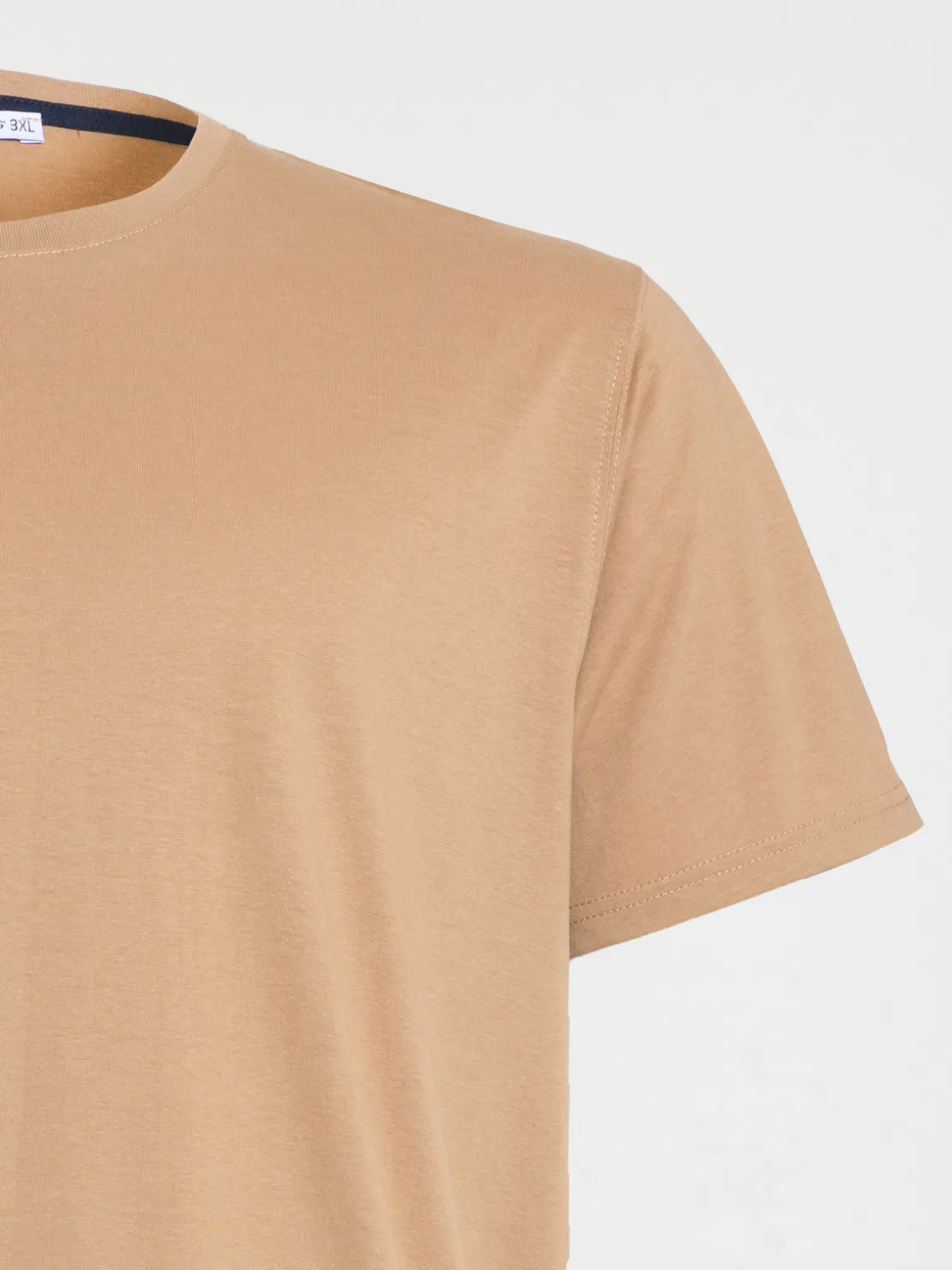 T-shirt fauve grande taille homme