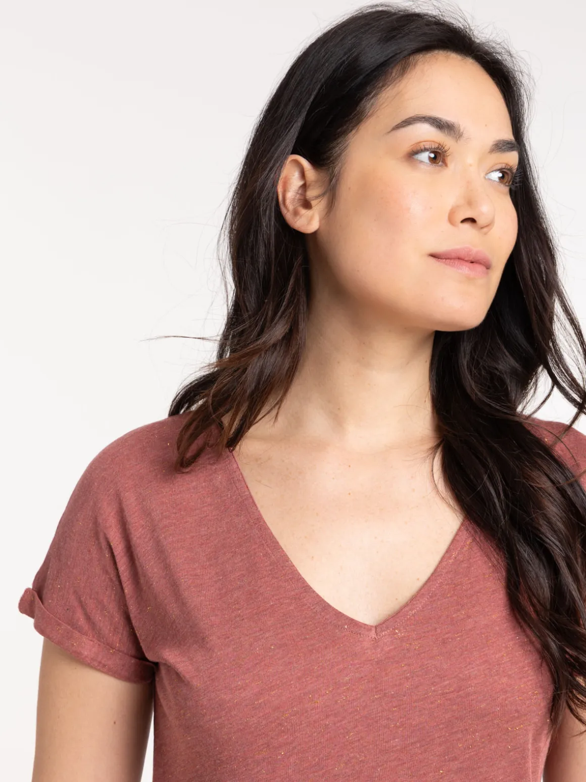 T-shirt femme dentelle macramé dos