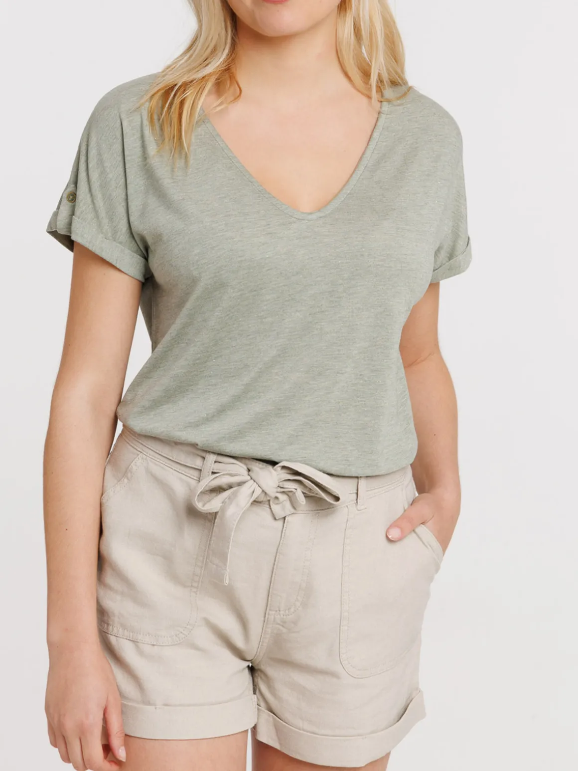 T-shirt femme dentelle macramé dos