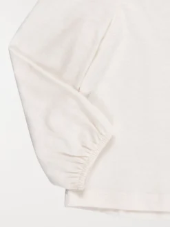 T-shirt fille col claudine (3-36M)