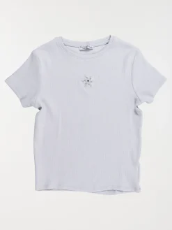 T-shirt fille côtelé soleil (XXS-M)