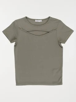 T-shirt fille découpe fantaisie (XXS-M)