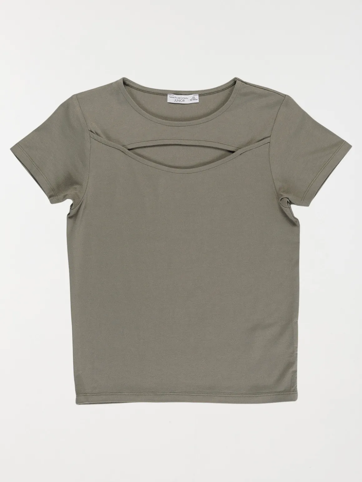 T-shirt fille découpe fantaisie (XXS-M)