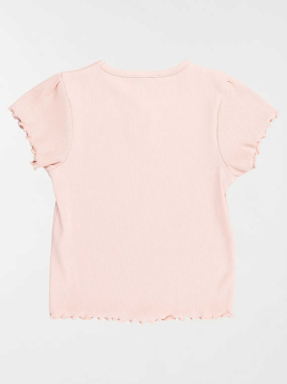 T-shirt fleur ajourée fille (3-12A)