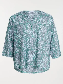 T-shirt fleuri grande taille femme