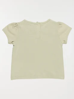 T-shirt fleurs pompons fille (3-24M)