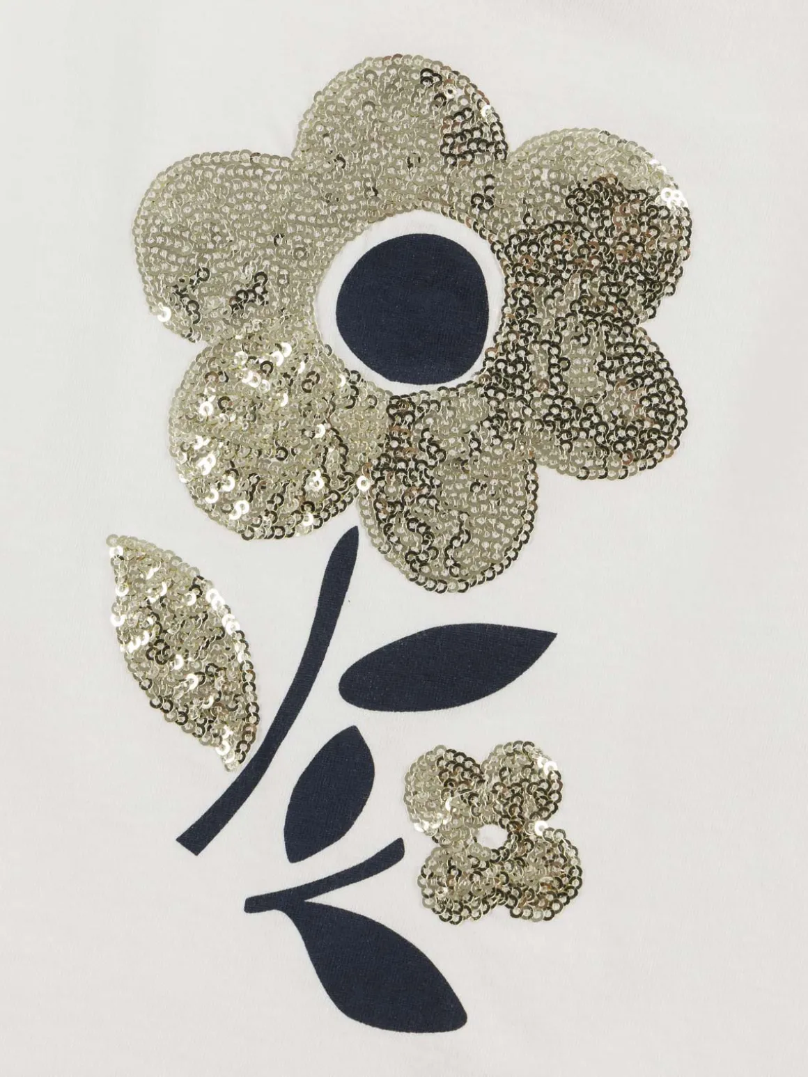 T-shirt fleurs sequins fille (3-12A)